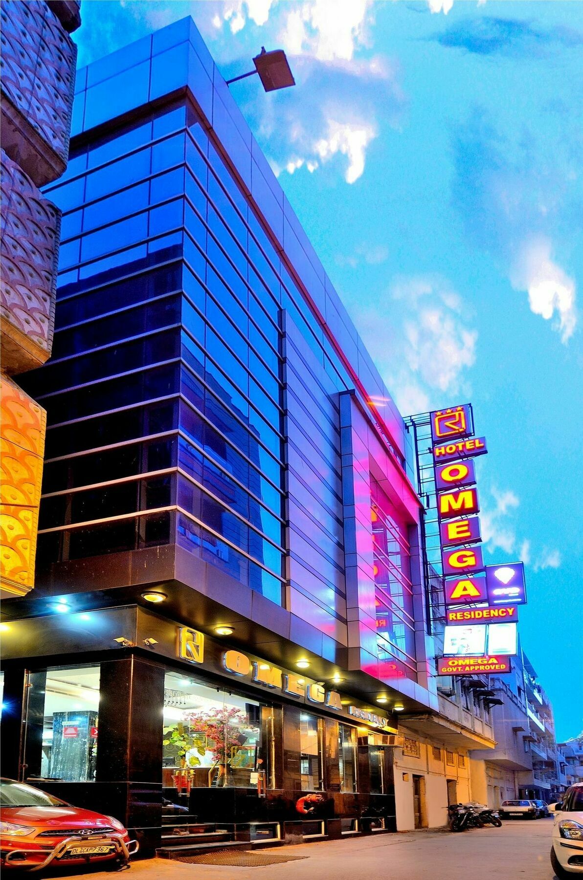 ホテル Omega Residency ニューデリー エクステリア 写真